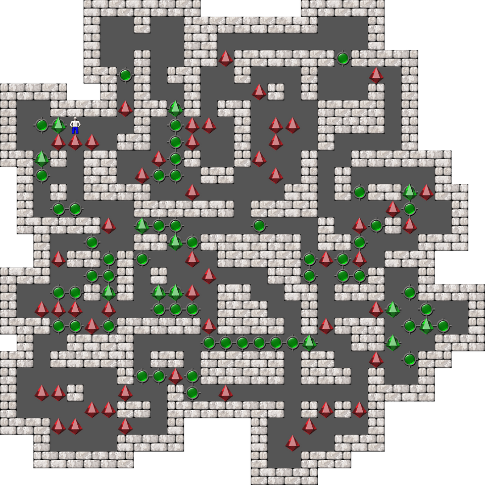 Sokoban Kevin B. Reilly Arranged level 100